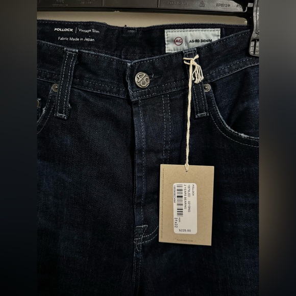 AG Adriano Goldschmied Men's Dark Indigo Slim Jeans size 31X32 made in japan - Picture 4 of 11
